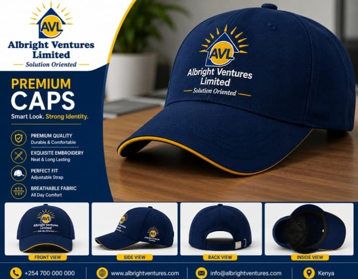 Albright Ventures branded premium caps